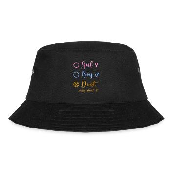 Gender Keeper Gender Reveal Party - Bucket Hat - black - Front - Lela (165cm)