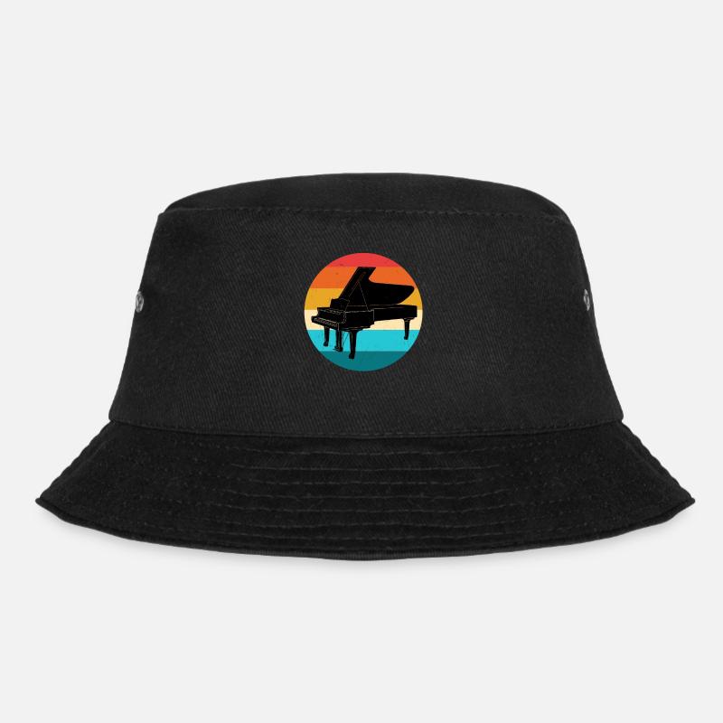 Klavier - Bucket Hat - Schwarz