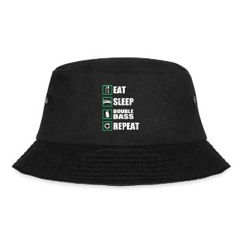 Double bass gift - Bucket Hat - black - Front - Lela (165cm)