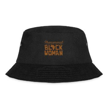 Phenomenal Black Woman Africa - Bucket Hat - Schwarz - Vorne - Lela (165cm)