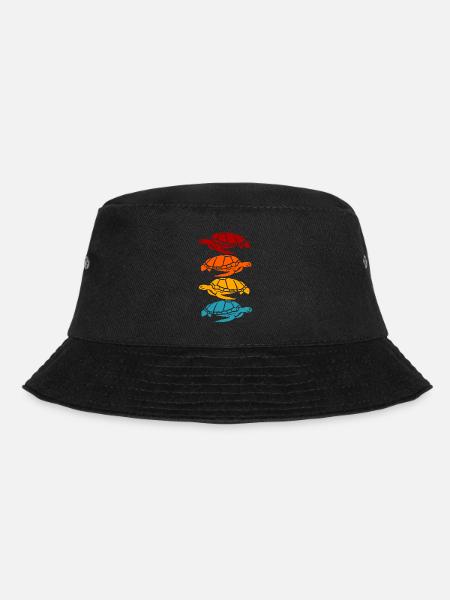 tortoises - Bucket Hat - black