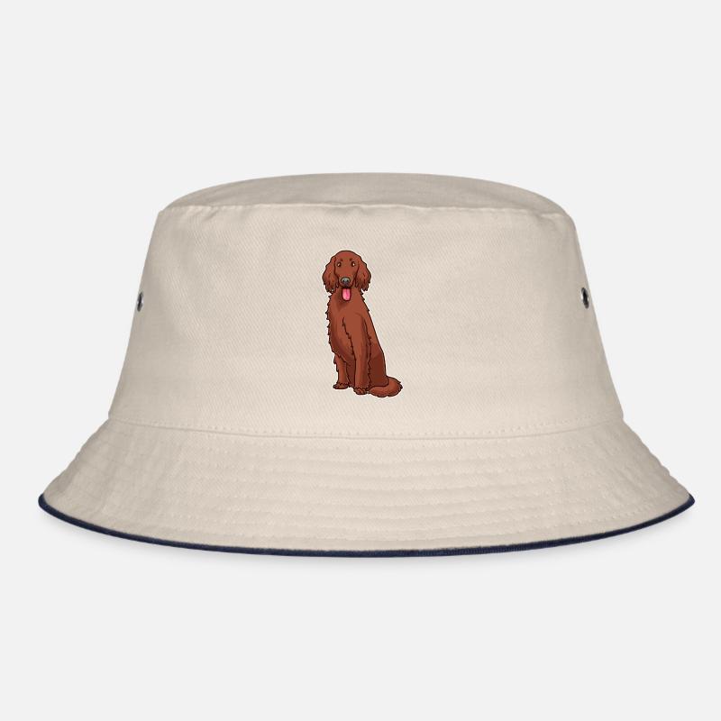 Irish Red Setter Hund Geschenk Bucket Hat