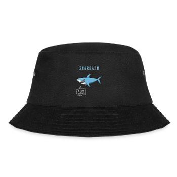 Sharkasm, Requin, Vegan, Requin T-shirt - Bob - noir - Devant - Lela (165cm)