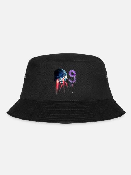 9th Birthday - Bucket Hat - black