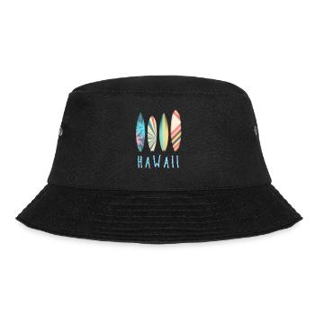 Hawaii Surfing Paradise Surfboards - Bucket Hat - black - Front - Lela (165cm)