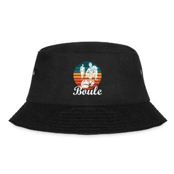 Boules Petanque - Bucket Hat - Schwarz - Vorne - Lela (165cm)