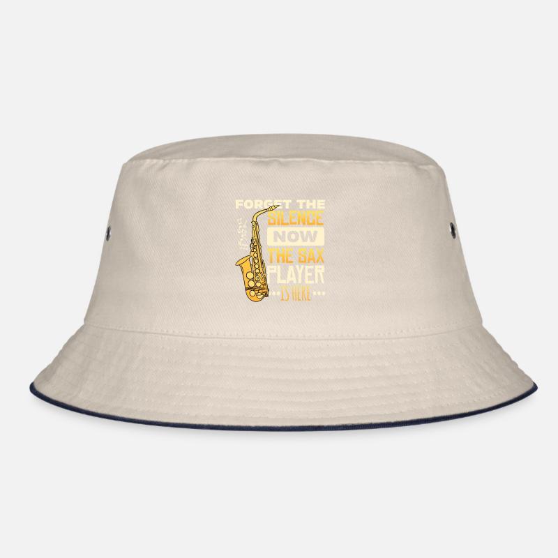 Saxophon Saxophonist Saxophonistin Geschenkidee Bucket Hat