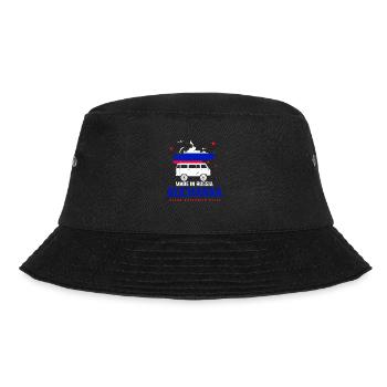 UAZ Buchanka Geländewagen Russland Flagge - Bucket Hat - Schwarz - Vorne - Lela (165cm)