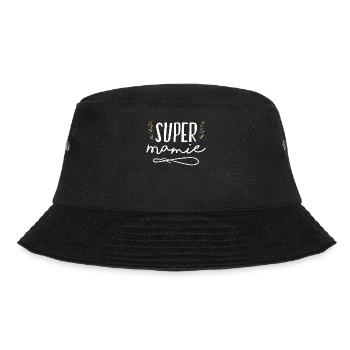 Cadeau fête des grands mères Super Mamie fleurs - Bob - noir - Devant - Lela (165cm)