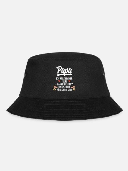 Papa kleine Tochter finanzielle Belastung - Bucket Hat - Schwarz
