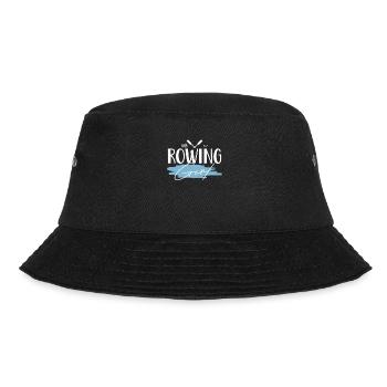 Rudern Ruderer Mädchen - Bucket Hat - Schwarz - Vorne - Lela (165cm)