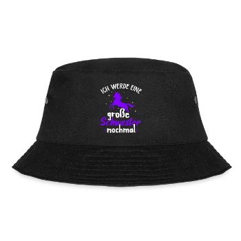 Große Schwester 2021 - Bucket Hat - Schwarz - Vorne - Lela (165cm)