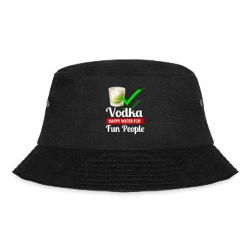 Vodka Alcohol Party Drinking Celebrations Vodka Gift - Bucket Hat - black - Front - Lela (165cm)