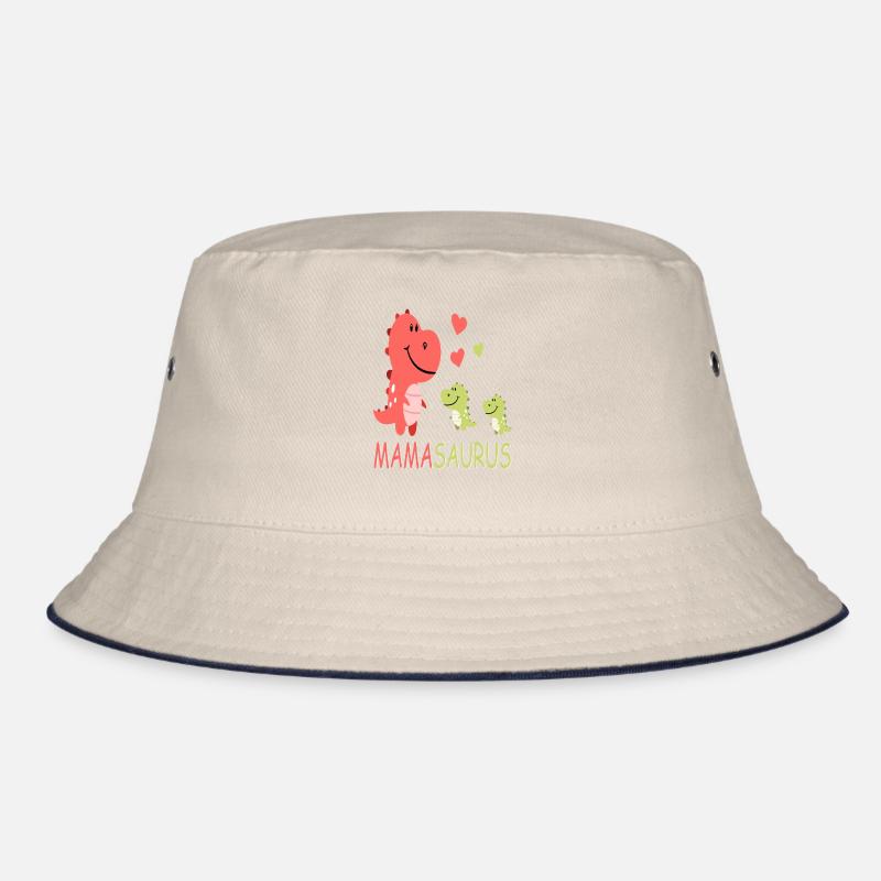 MamaSaurus Dinosaurier T-Rex Baby Dino zwei Kinder Bucket Hat