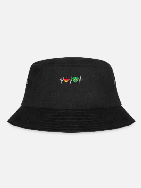 Deutschland und Brasilien Deutsch Brasilianische - Bucket Hat - Schwarz