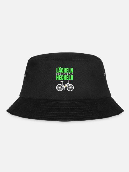 Lächeln statt Hecheln - Bucket Hat - Schwarz