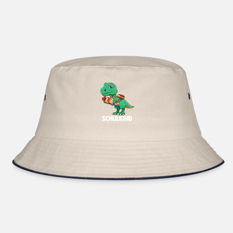 Dinosaurier Schulkind Einschulung Bucket Hat