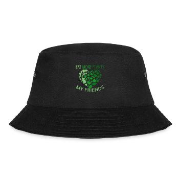 Healthy Food Vegetarians Fruits And Vegetables - Bucket Hat - black - Front - Lela (165cm)