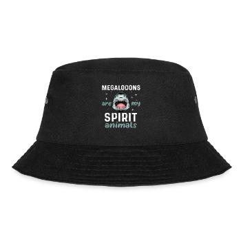 Favorite Animal Megalodon - Bucket Hat - black - Front - Lela (165cm)