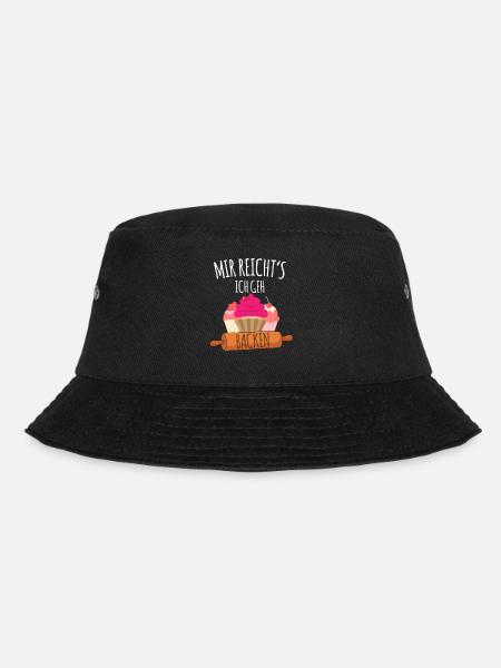 Mir reicht's ich geh backen - Bäcker Bäckerei - Bucket Hat - Schwarz