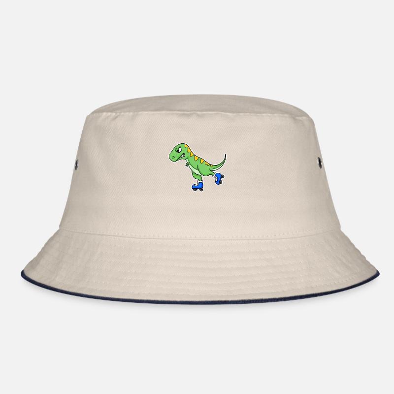 Inline Skating Dinosaurier Bucket Hat