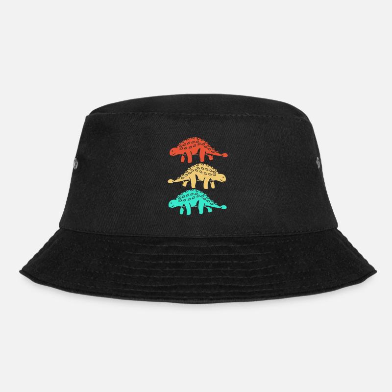 Dino - Bucket Hat - Schwarz