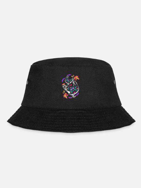 Bunte Hühner - Bucket Hat - Schwarz