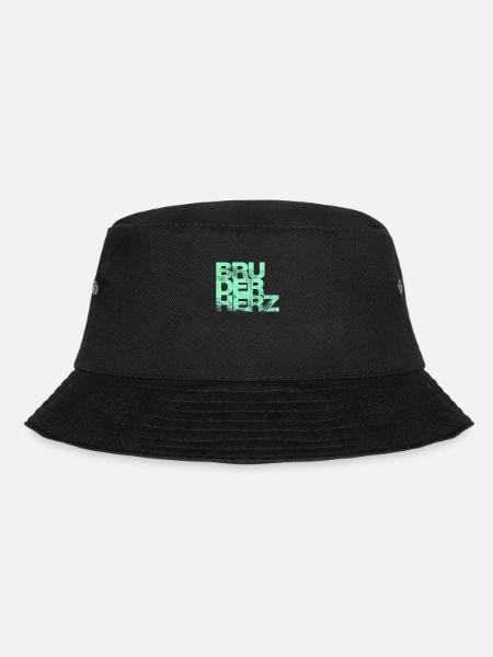 Bruderherz Bester Bruder der Welt Geschenkidee - Bucket Hat - Schwarz