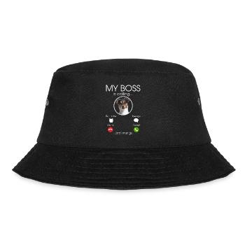 Jack Russel my Boss - Bucket Hat - black - Front - Lela (165cm)