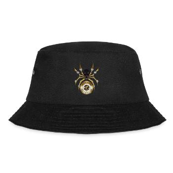 Steampunk Gothic Gear Movement Movement Watch Watch - Bucket Hat - black - Front - Lela (165cm)