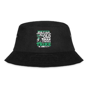 Never Underestimate Old Man With A Trike - Bucket Hat - black - Front - Lela (165cm)