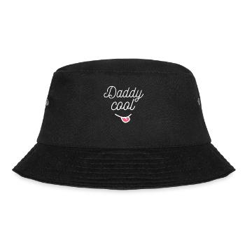 DADDY COOL pulls THE LANGUE humor gift idea - Bucket Hat - black - Front - Lela (165cm)