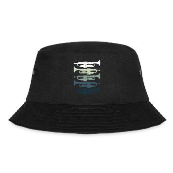 Trumpet Retro Jazz - Bucket Hat - black - Front - Lela (165cm)