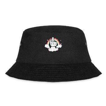 Unicorn Middle Finger Nerd - Bob - noir - Devant - Lela (165cm)