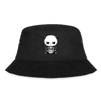 Zocken Gaming Panda - Bucket Hat - black - Front - Lela (165cm)