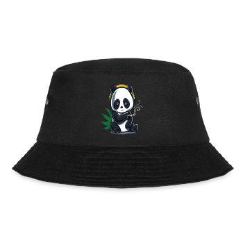 Cannabis Hemp THC 420 - Bucket Hat - black - Front - Lela (165cm)