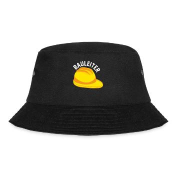 Bauleiter Helm - Bucket Hat - Schwarz - Vorne - Lela (165cm)