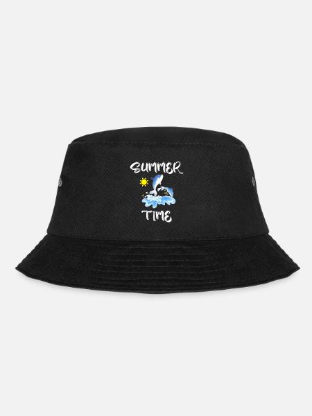 summertime - Bucket Hat - black