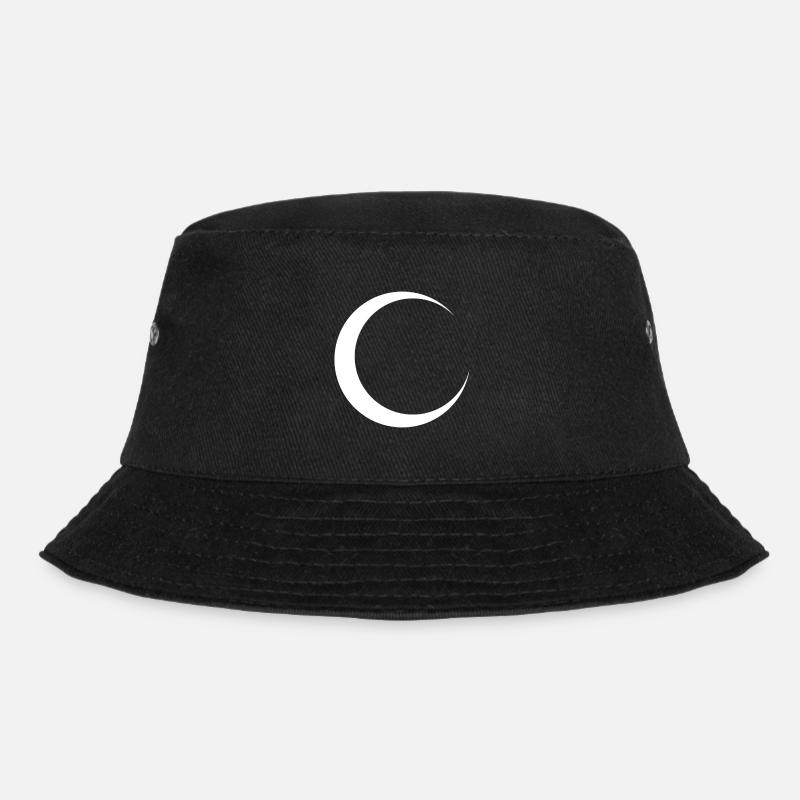 Mondsichel - Bucket Hat - Schwarz