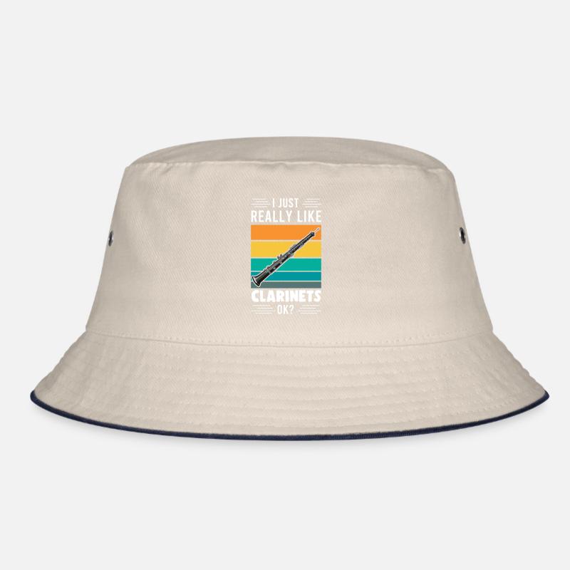 Klarinette Klarinetten Klarinette Spieler Geschenk Bucket Hat