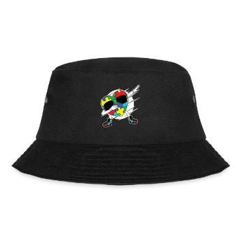 Autism Autistic Asberger Autism Awareness Puzzle - Bucket Hat - black - Front - Lela (165cm)
