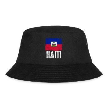 Haitian Holiday Haiti Flag - Bucket Hat - black - Front - Lela (165cm)