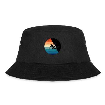 Mountaineering Bouldering Rock Climbing Climbing Felswan - Bucket Hat - black - Front - Lela (165cm)