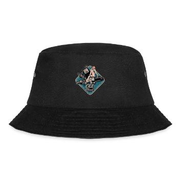 Rockabilly Old School Pin Up Girl Repair Shop - Bucket Hat - black - Front - Lela (165cm)