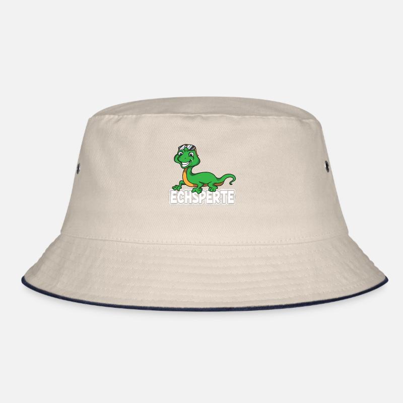 Echsperte Echse Reptilien Eidechse Experte Spruch Bucket Hat