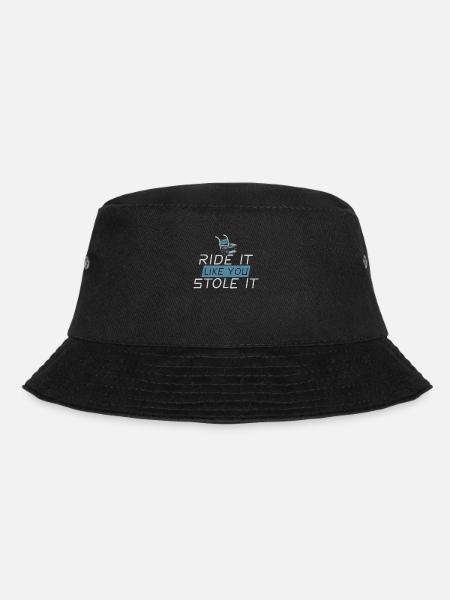 Rollstuhl Handicap Lustig - Bucket Hat - Schwarz