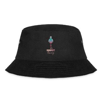 Ruhrpott Flamingo - Bucket Hat - Schwarz - Vorne - Lela (165cm)
