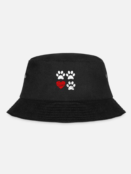 Dog Dogs Love Dog Owner Animal Gift - Bucket Hat - black