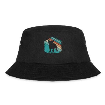 French Bulldog Cute Dog Design - Bucket Hat - black - Front - Lela (165cm)