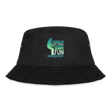 Winter Alpen Schwester snowboarding - Bucket Hat - Schwarz - Vorne - Lela (165cm)